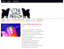 Tablet Screenshot of littlewolfparade.com